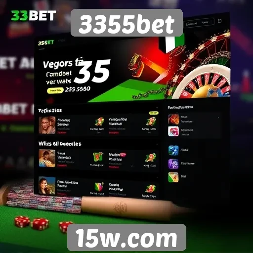 Análise das funcionalidades do site 3355bet