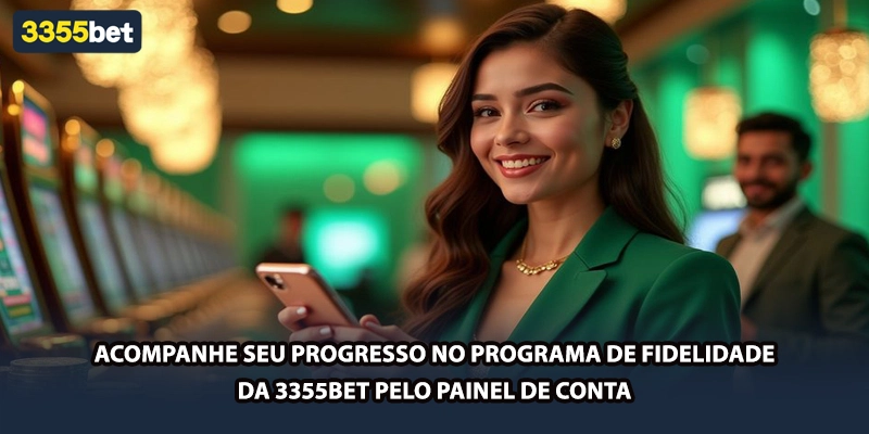 Acompanhe seu progresso no programa de fidelidade da 3355bet pelo painel de conta