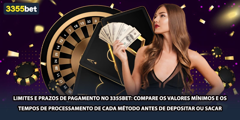 Limites e prazos de pagamento no 3355bet: compare os valores mínimos e os tempos de processamento de cada método antes de depositar ou sacar