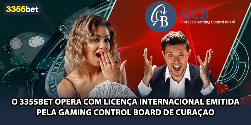 O 3355bet opera com licença internacional emitida pela Gaming Control Board de Curaçao