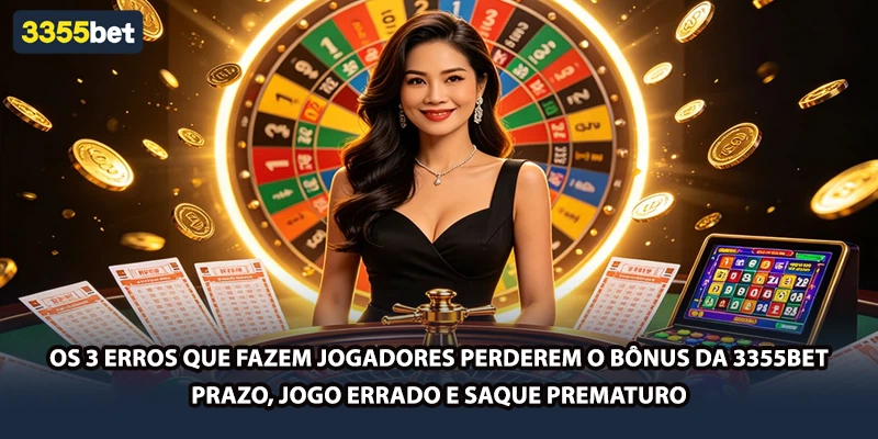 Os 3 erros que fazem jogadores perderem o bônus da 3355bet — prazo, jogo errado e saque prematuro
