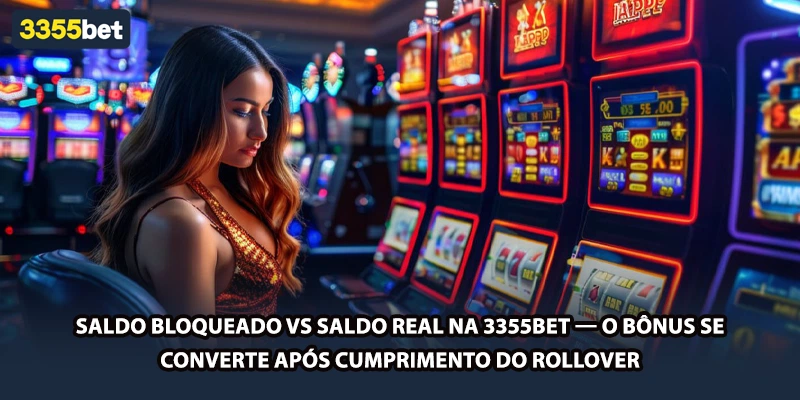 Saldo bloqueado vs saldo real na 3355bet — o bônus se converte após cumprimento do rollover