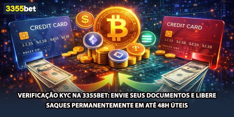 Verificação KYC na 3355bet: envie seus documentos e libere saques permanentemente em até 48h úteis